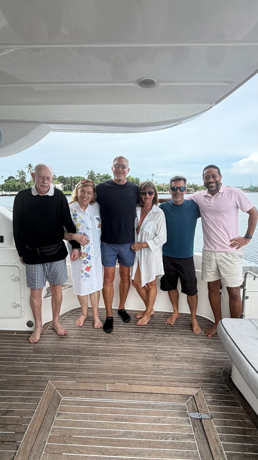 Guests on the aft deck